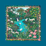 Foulard Eden· 100% Seta · 90×90 cm