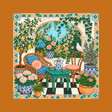 Foulard Terrazza· 100% Seta · 90×90 cm