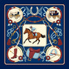 Foulard Ippodromo· 100% Seta · 65x65 cm