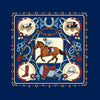 Foulard Ippodromo· 100% Seta · 90×90 cm
