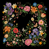 BOTANICA Foulard 100% Seta 65×65 cm