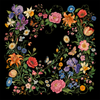BOTANICA Foulard 100% Seta 65×65 cm