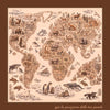 ATLANTE Personalizzato Foulard 100% Seta 65×65 cm
