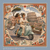 ROMAPersonalizzato Foulard 100% Seta 65×65 cm