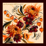 AUTUNNO Personalizzato Foulard 100% Seta 65×65 cm