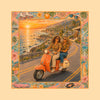 Foulard Tramonto· 100% Seta · 90×90 cm
