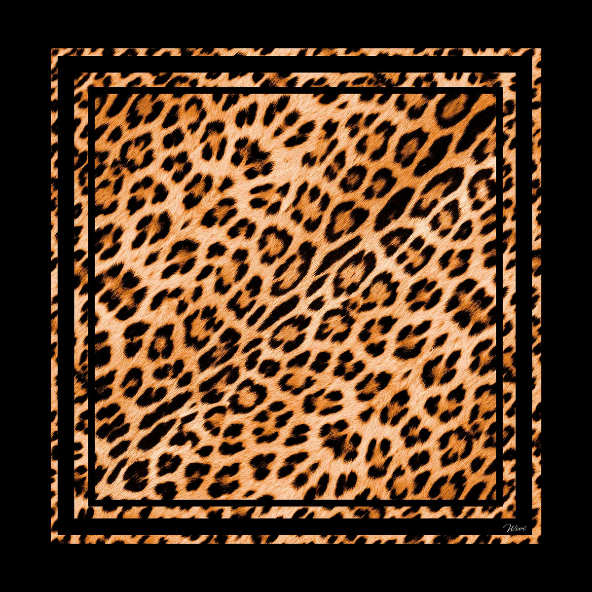Foulard Ghepardo· 100% Seta · 65x65 cm