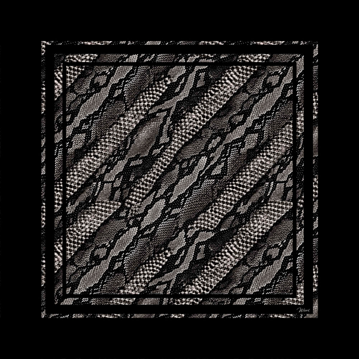 Foulard Pitone· 100% Seta · 90×90 cm