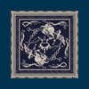 Foulard STAFFA· 100% Seta · 90×90 cm