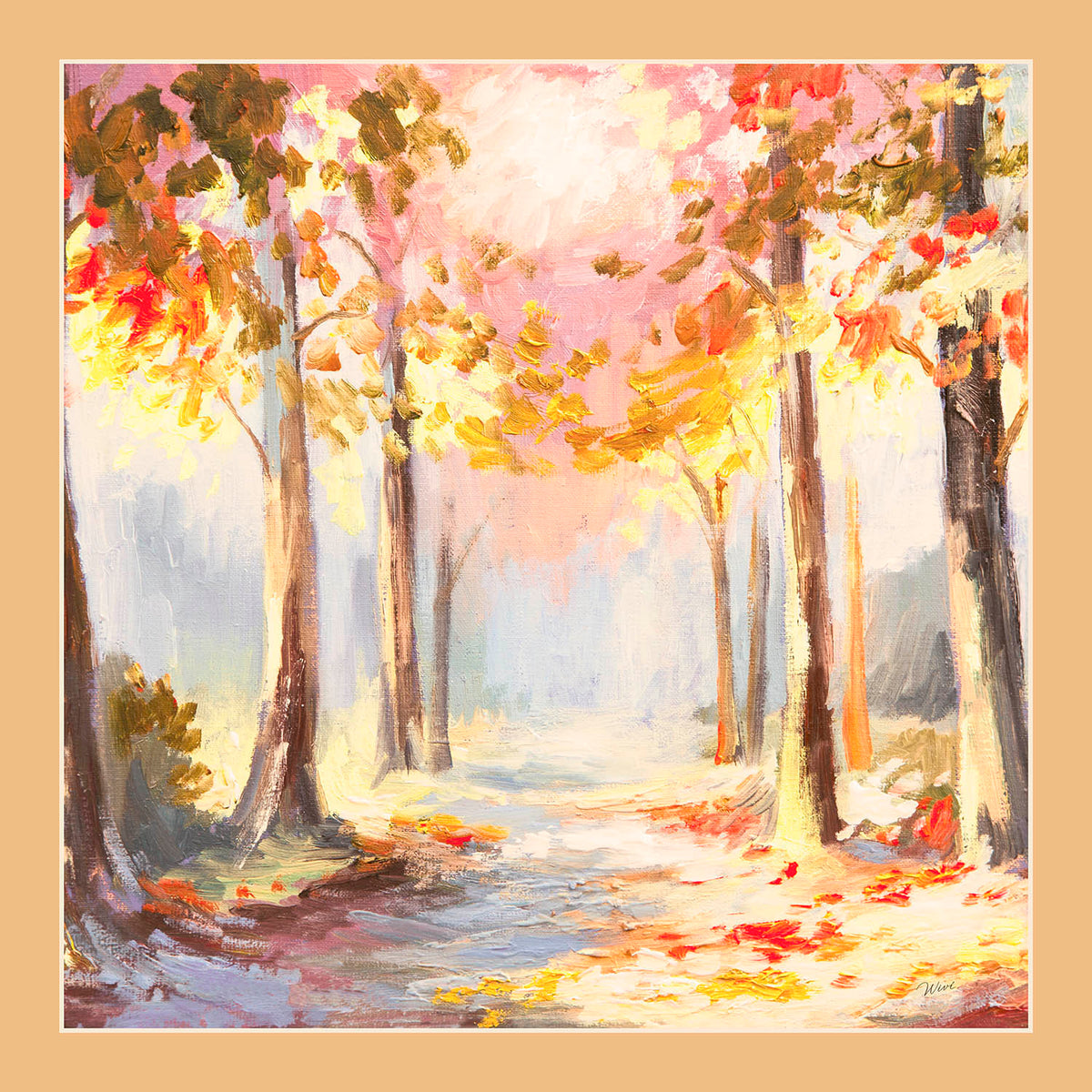 BOSCO Foulard 100% Seta 65×65 cm