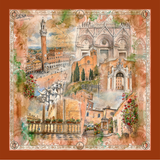 SIENA Foulard 100% Seta 65×65 cm