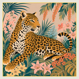GIUNGLA Foulard 100% Seta 65×65 cm