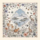 INCANTO Foulard 100% Seta 65×65 cm