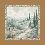 Tuscany Scarf · 100% Silk · 90×90 cm