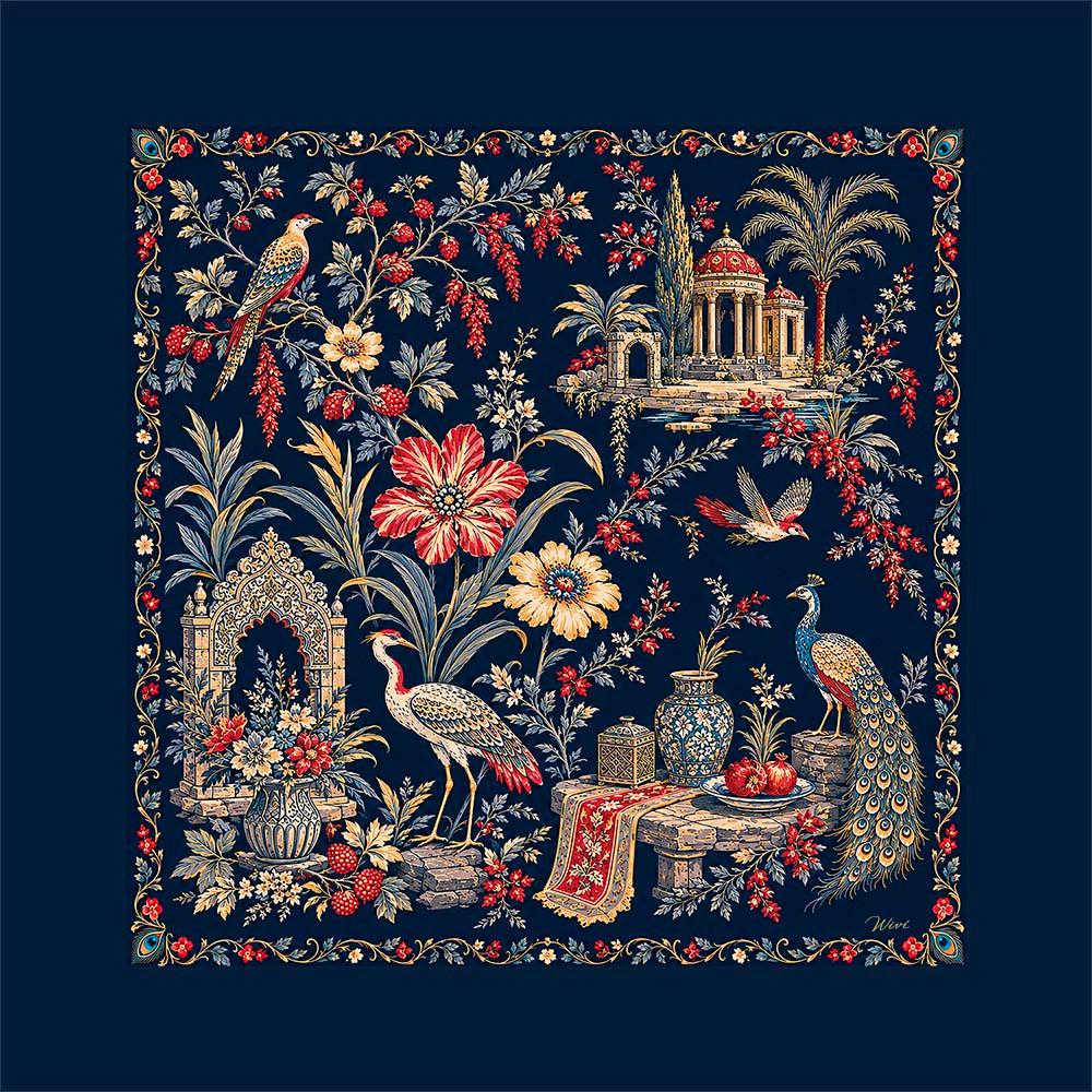 Foulard Arazzo· 100% Seta · 90×90 cm