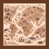 ATLANTE Foulard 100% Seta 65×65 cm