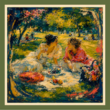 PICNIC Foulard 100% Seta 65×65 cm