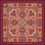 PAISLEY Personalizzato Foulard 100% Seta 65×65 cm