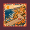 Riviera Scarf · 100% Silk · 90×90 cm