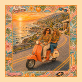 TRAMONTO Foulard 100% Seta 65×65 cm