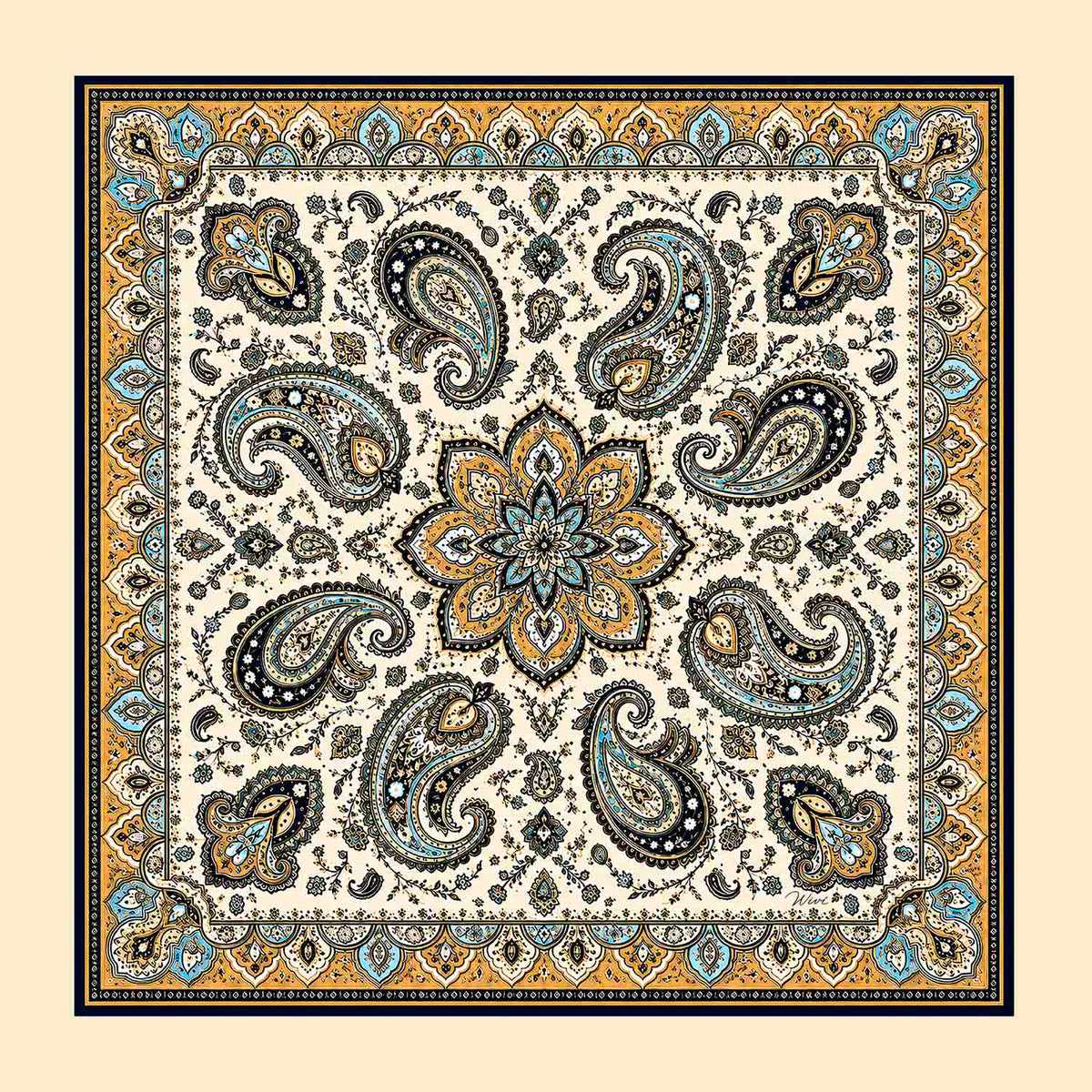 Foulard Miraggio· 100% Seta · 65x65 cm