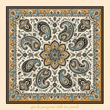 CACHEMIRE Personalizzato Foulard 100% Seta 65×65 cm