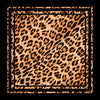 ANIMALIER Foulard 100% Seta 65×65 cm