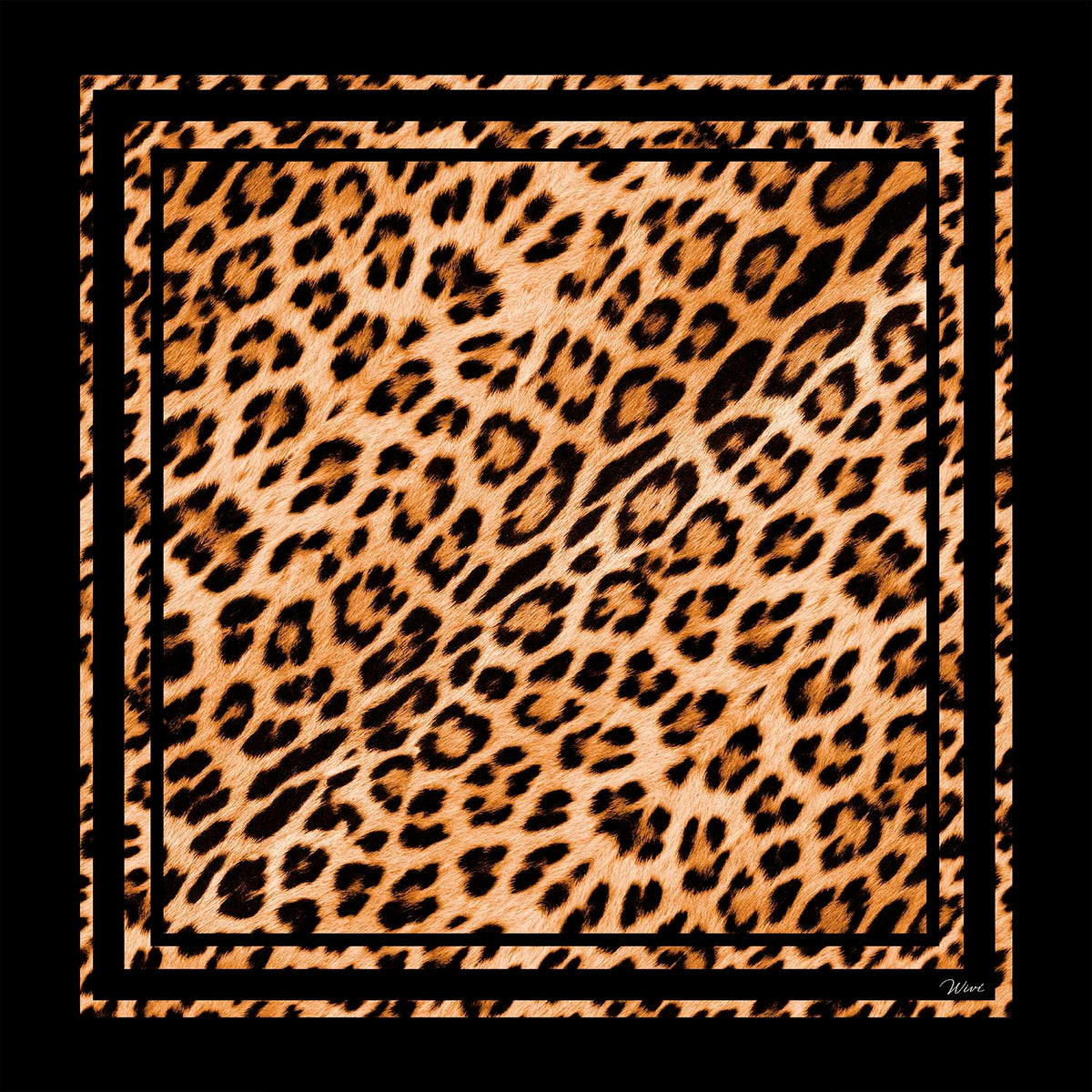 ANIMALIER Foulard 100% Seta 65×65 cm