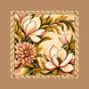 Foulard Magnolia· 100% Seta · 90×90 cm