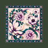 Foulard Dahlia· 100% Seta · 90×90 cm