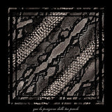 PITONE Personalizzato Foulard 100% Seta 65×65 cm