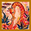 Foulard: Giraffe 65 × 65 cm - Foulard in 100% seta | Made in Italy