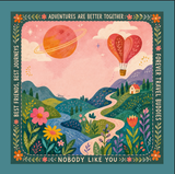 AMICIZIA Foulard 100% Seta 65×65 cm