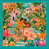 TROPICALE Foulard 100% Seta 65×65 cm
